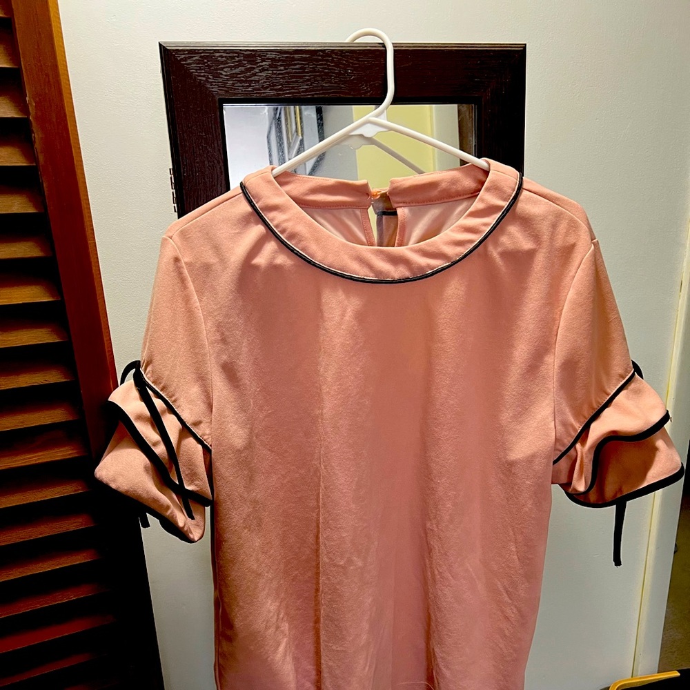 Pink blouse size large